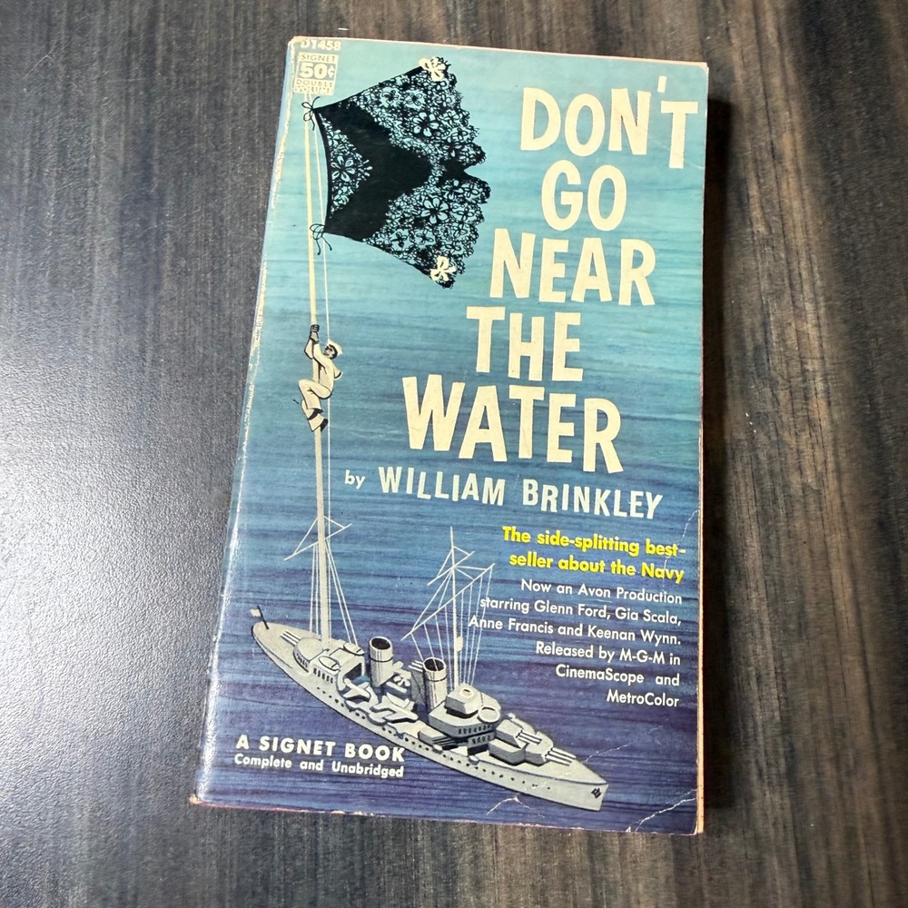 Don't Go Near the Water William Brinkley Signet D1458 Vintage Paperback 1950s